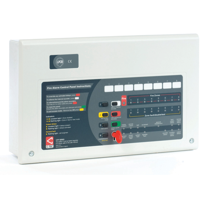Context Plus 2 Zone Conventional Fire Alarm Control Panel