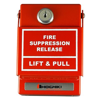 HPS-DAK-SR Fire Suppression Release Pull Station, Red