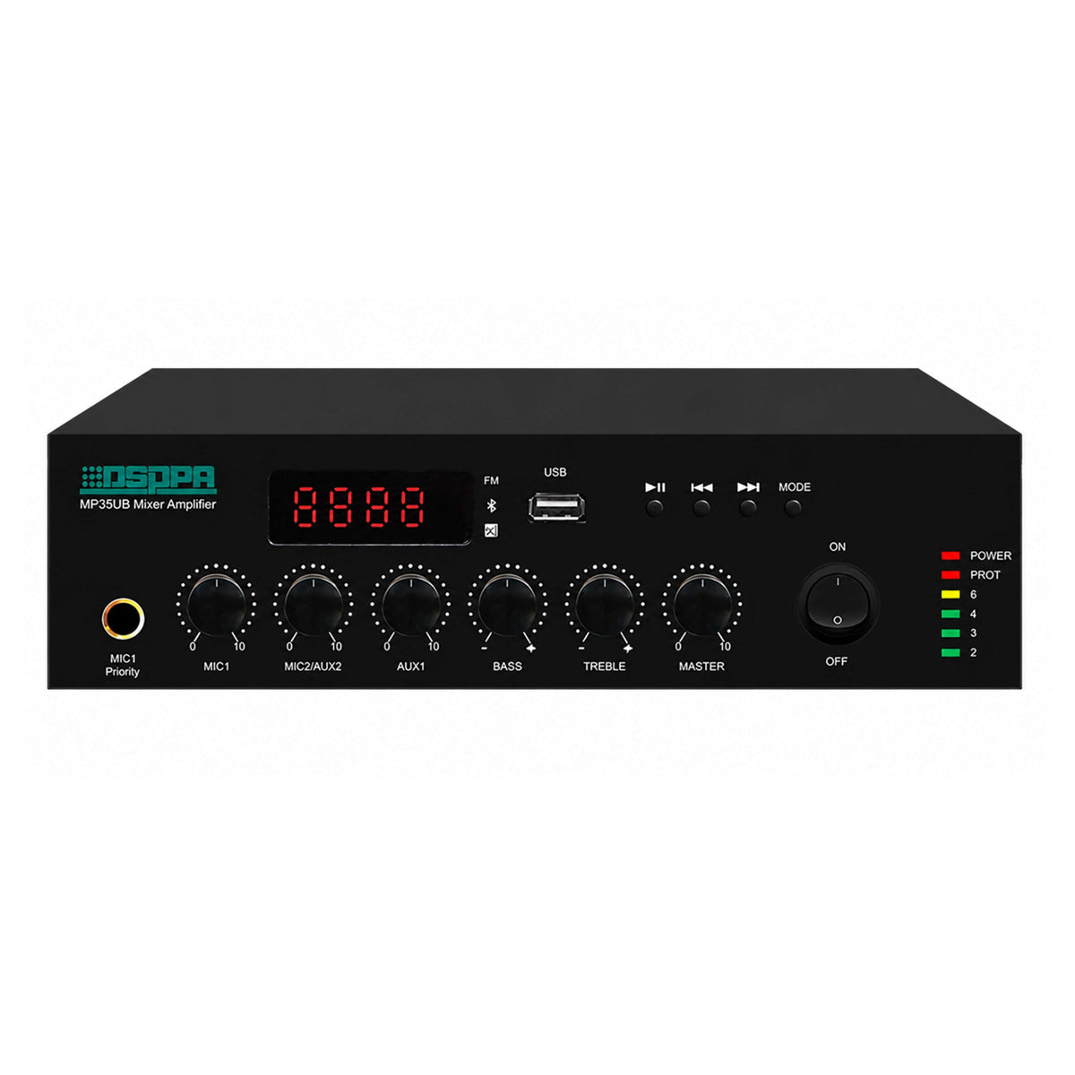 MP120UB 120W Mini Digital Mixer Amplifier with USB & Bluetooth