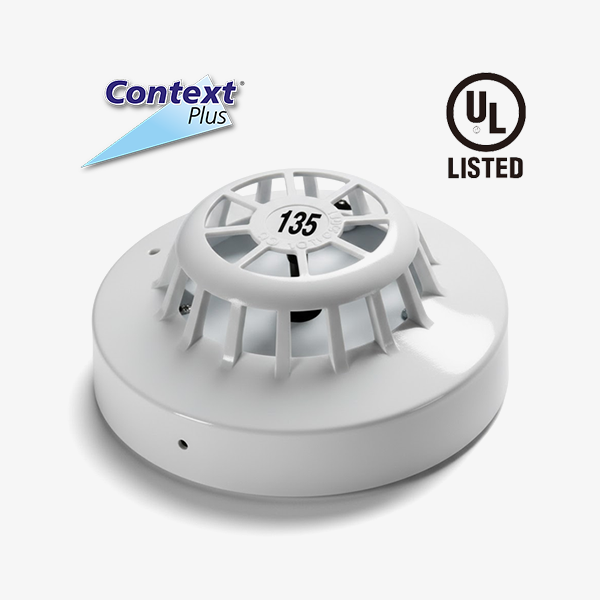 Context Plus Conventional Heat Detector with Base