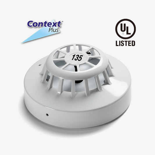 Context Plus Conventional Heat Detector with Base