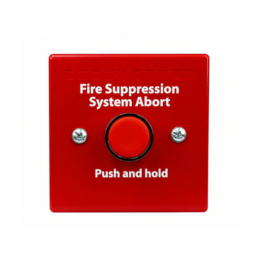 HCVR-AS-R Extinguishant Abort Switch, Surface Mount, Red